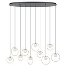 Eglo Canada - 206114A - LED Suspension - Portocolom - Laiton noir et brillant