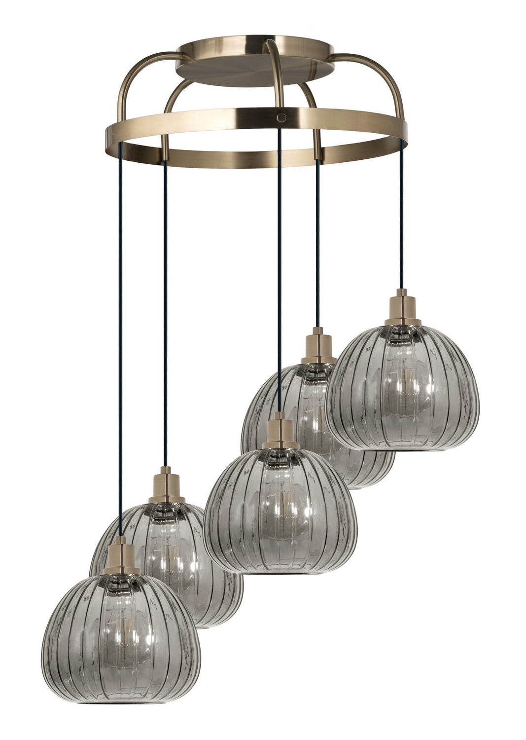 Eglo Canada - 206361A - Five Light Pendant - Ballelo - Brushed Gold