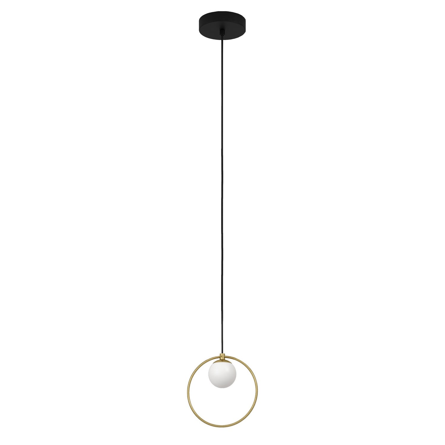 Eglo Canada - 206857A - LED Pendant - Portocolom - Black, Shiny Brass