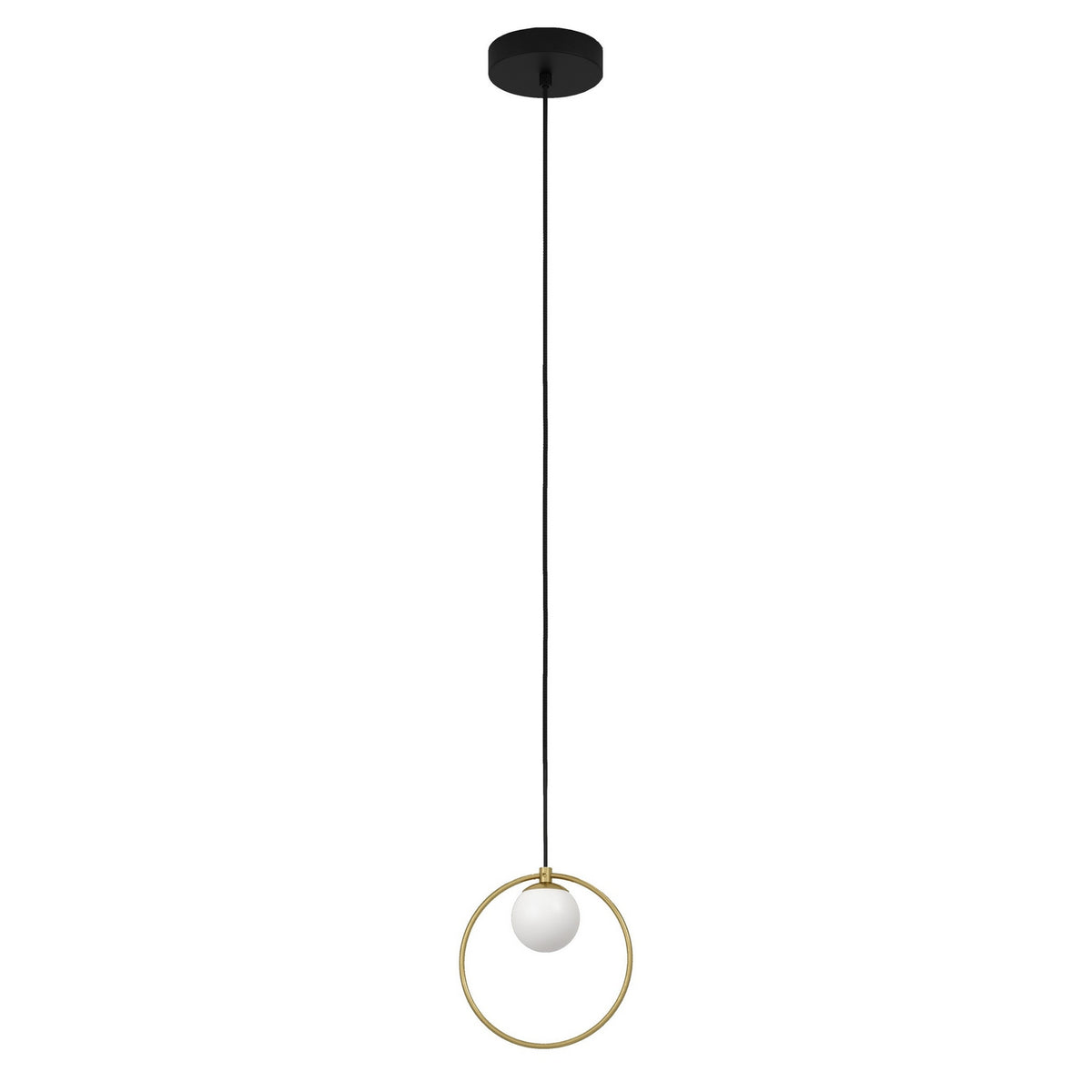 Eglo Canada - 206857A - LED Pendant - Portocolom - Black, Shiny Brass