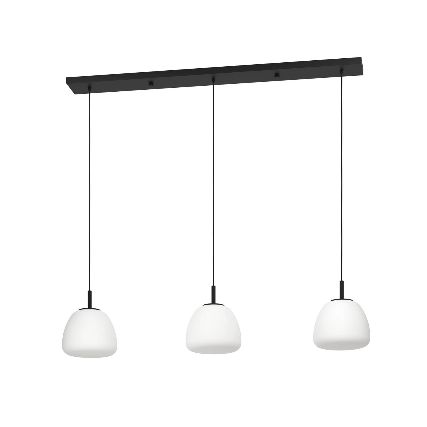 Eglo Canada - 390202A - Three Light Linear Pendant - Balmes - Black