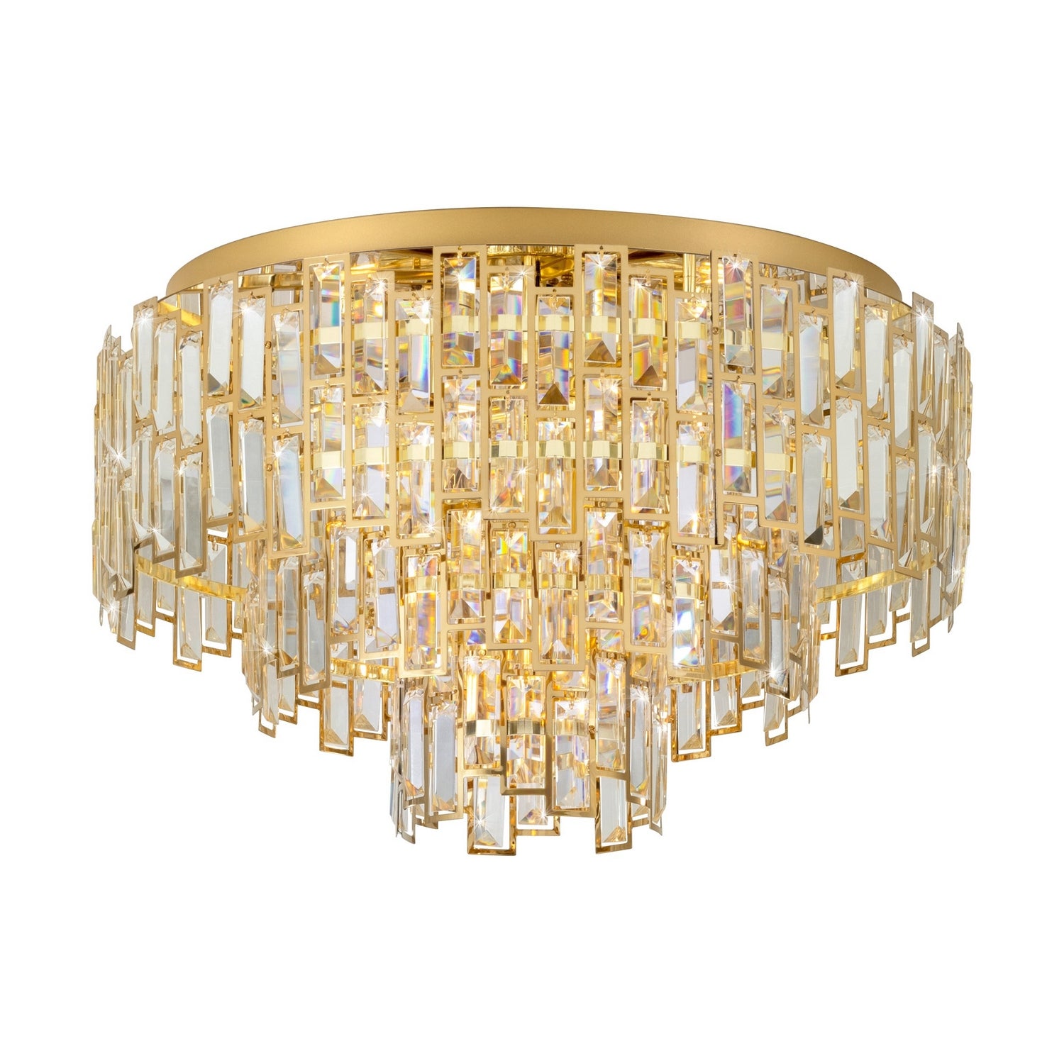 Eglo Canada - 39611A - Ten Light Ceiling Mount - Calmeilles - Brass