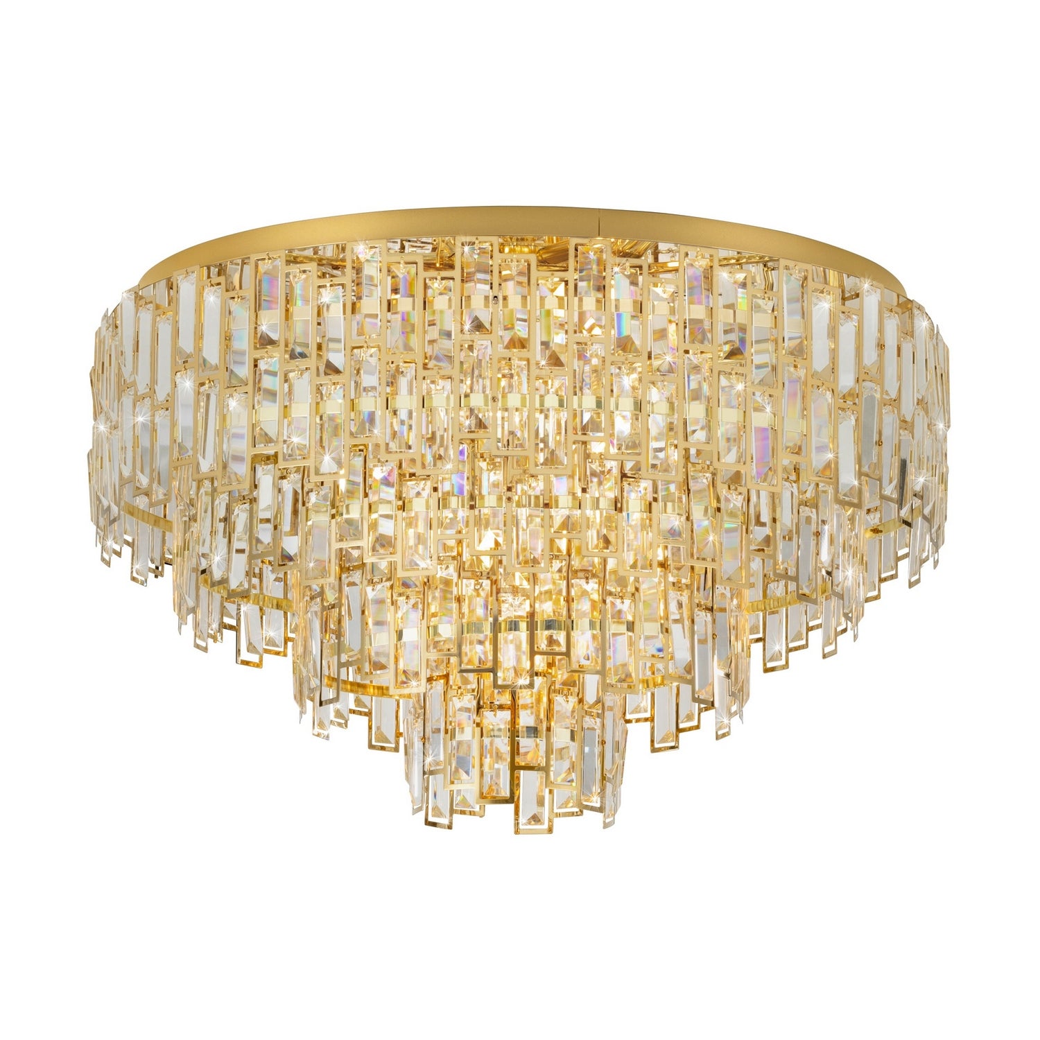 Eglo Canada - 39612A - Ten Light Ceiling Mount - Calmeilles - Brass