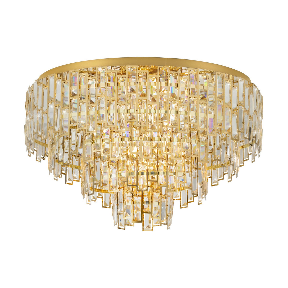Eglo Canada - 39612A - Ten Light Ceiling Mount - Calmeilles - Brass
