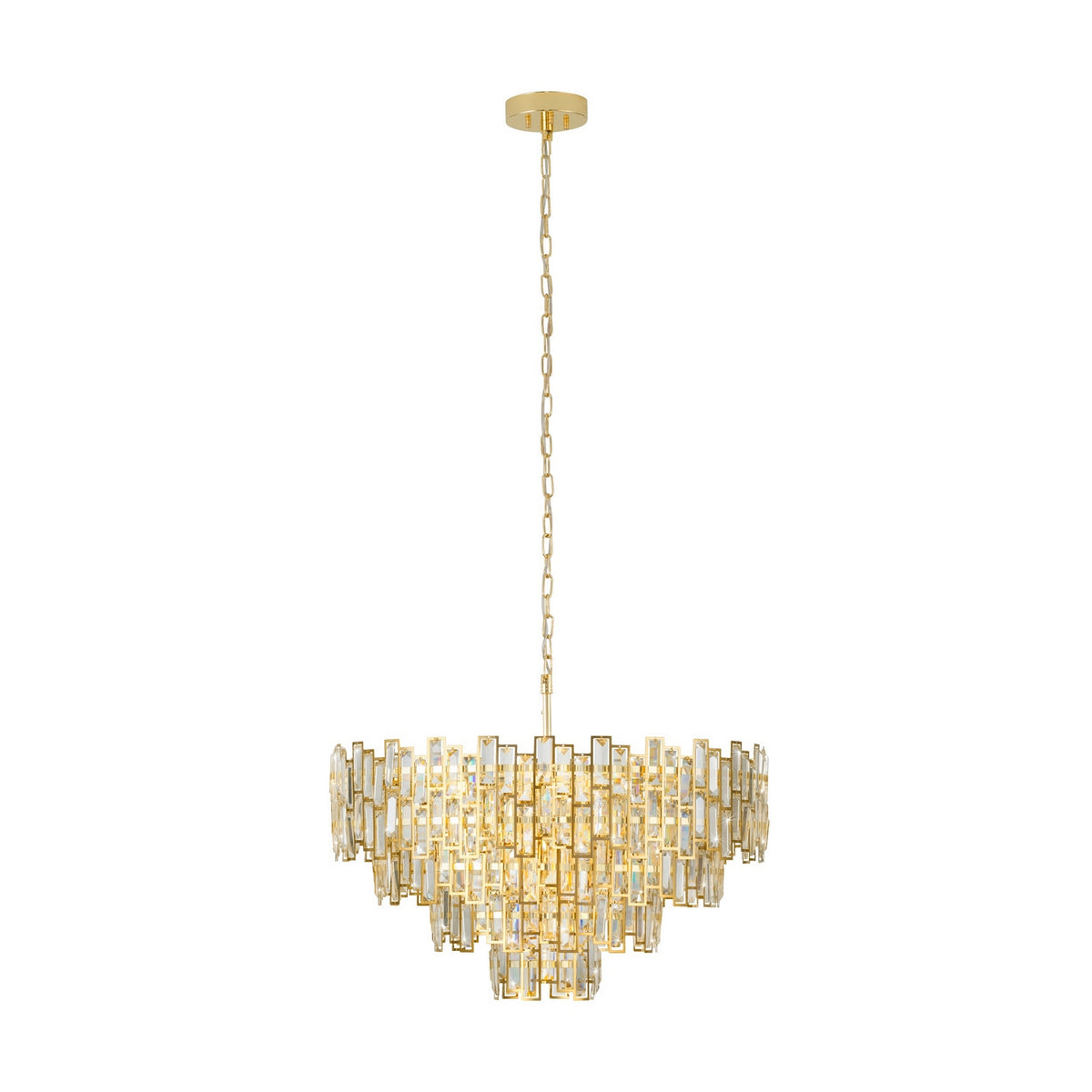Eglo Canada - 39614A - Ten Light Pendant - Calmeilles - Brass