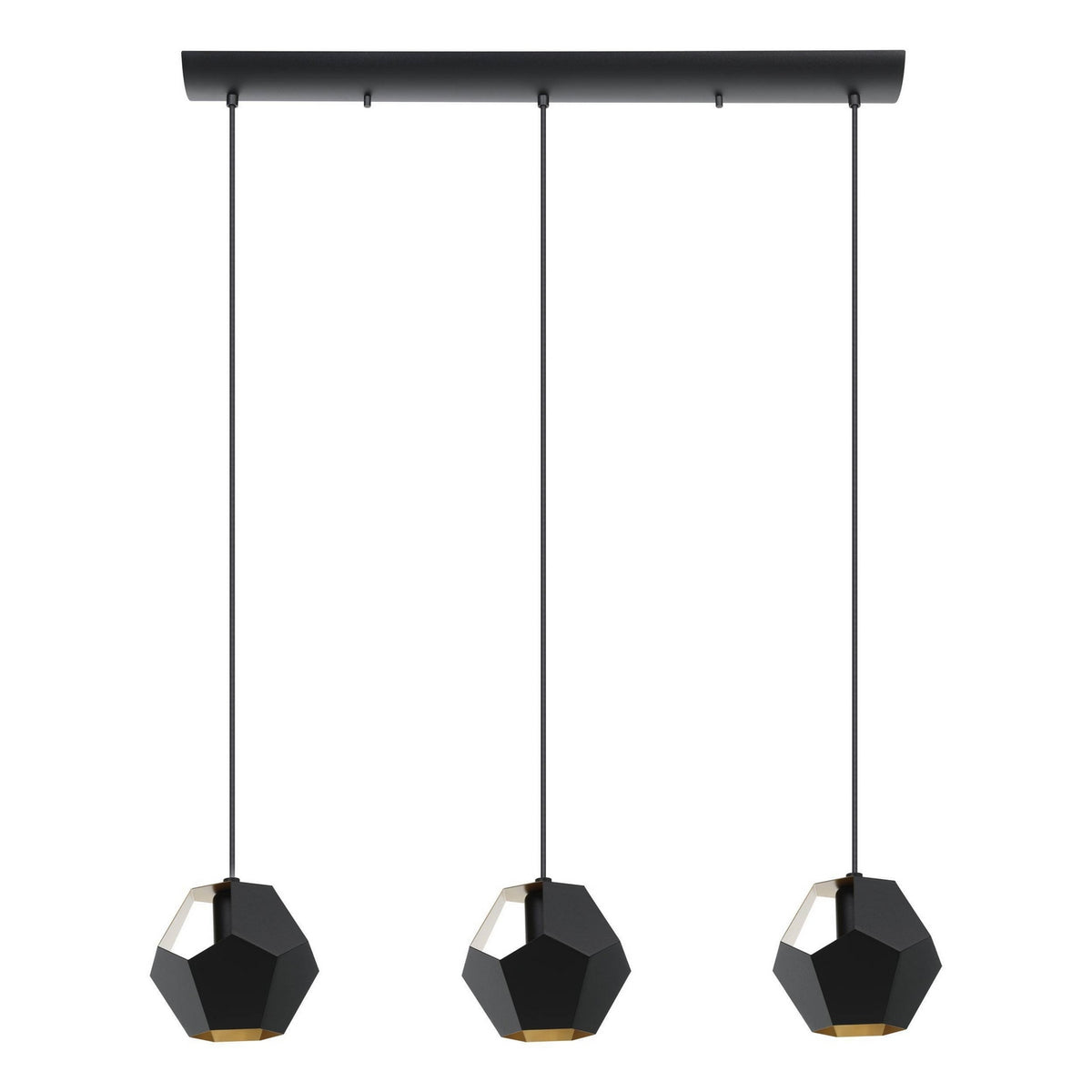 Eglo Canada - 39634A - Three Light Linear Pendant - Rasigures - Black