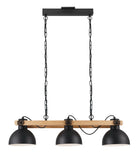 Eglo Canada - 43163A - Trois lampes linéaires Suspension - Lubenham - Noir