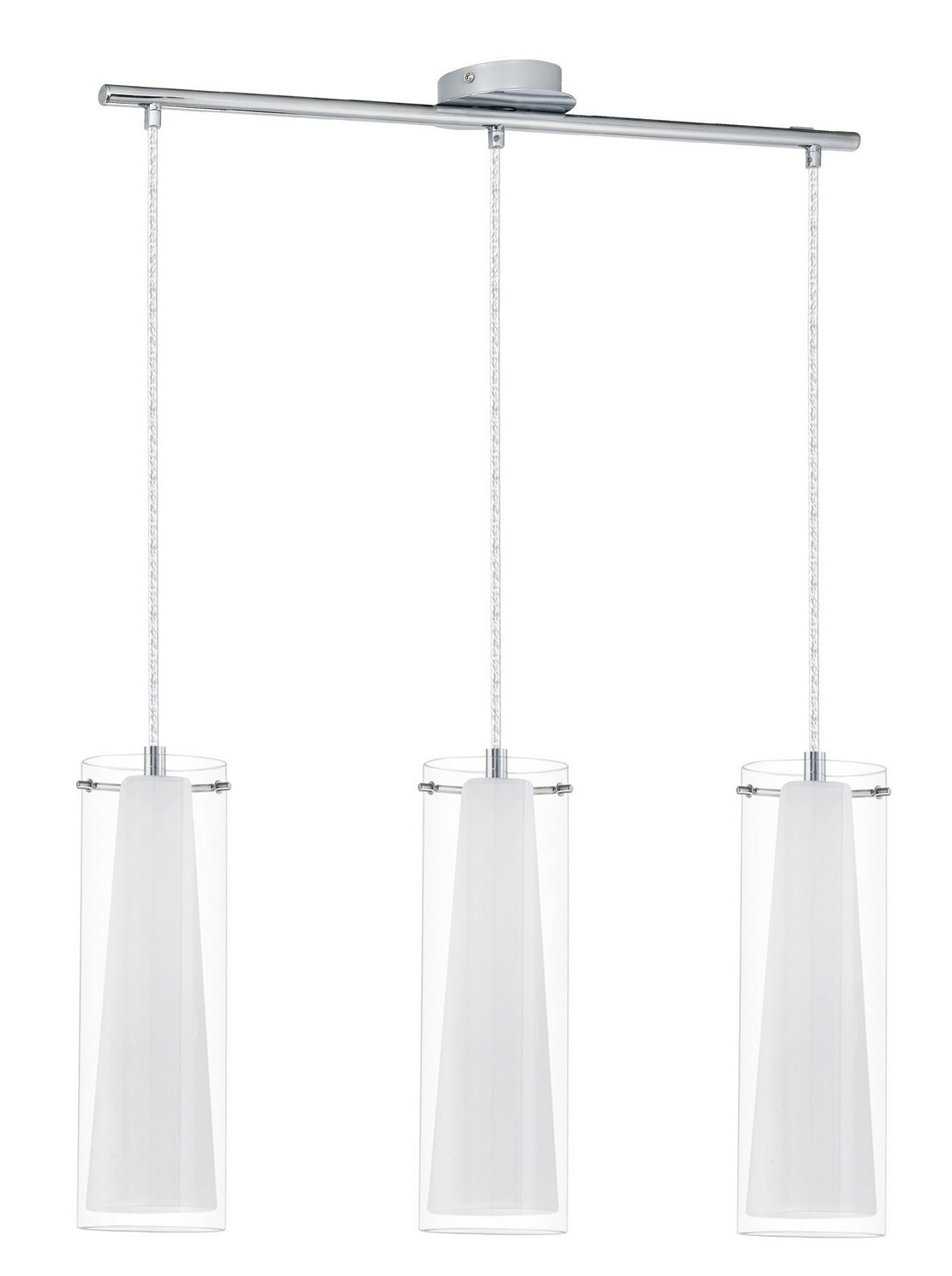 Eglo Canada - 89833A - Three Light Pendant - Pinto - Chrome