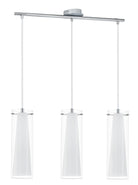Eglo Canada - 89833A - Trois lumières Suspension - Pinto - Chrome