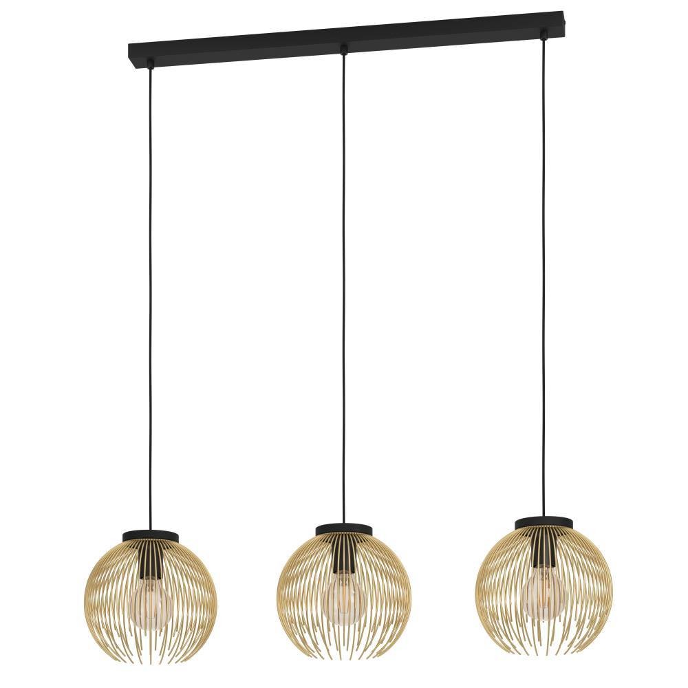 Eglo Canada - 900167A - Trois lumières Suspension - Venezuela - Noir