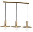 Eglo Canada - 900732A - Three Light Linear Pendant - Escandell - Brushed Gold