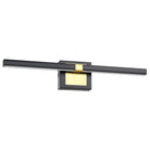 Eglo Canada - 900928A - LED Bath/Vanity - Pierro - Matte Black, Brushed Brass