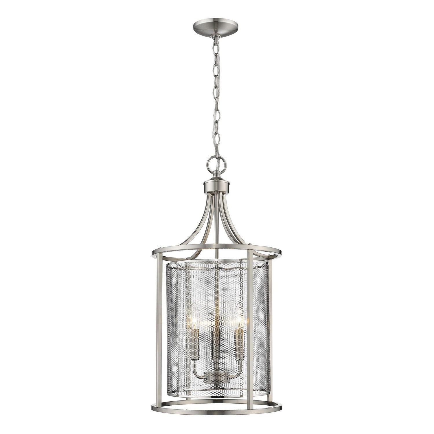 Eglo Canada - 203542A - Three Light Pendant - De Velde - Matte Nickel