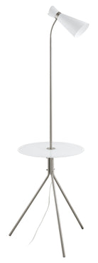 Eglo Canada - 203647A - One Light Floor Lamp - Policara - Matte Nickel
