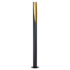 Eglo Canada - 39759A - Lampadaire LED - Pré-os - Noir/Feuille d'or