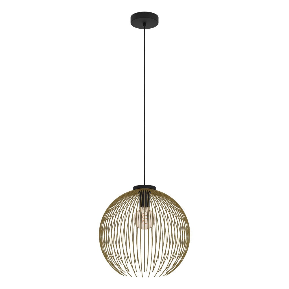 Eglo Canada - 901003A - One Light Pendant - Venezuela - Black
