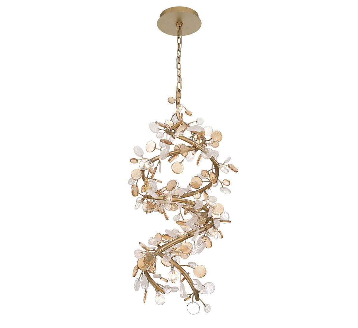 Lib & Co. Canada - 12196-057 - LED Chandelier - Pisa - Antique gold