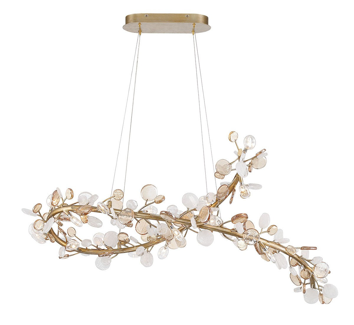 Lib & Co. Canada - 12222-057 - LED Suspendu - Pise - Or antique