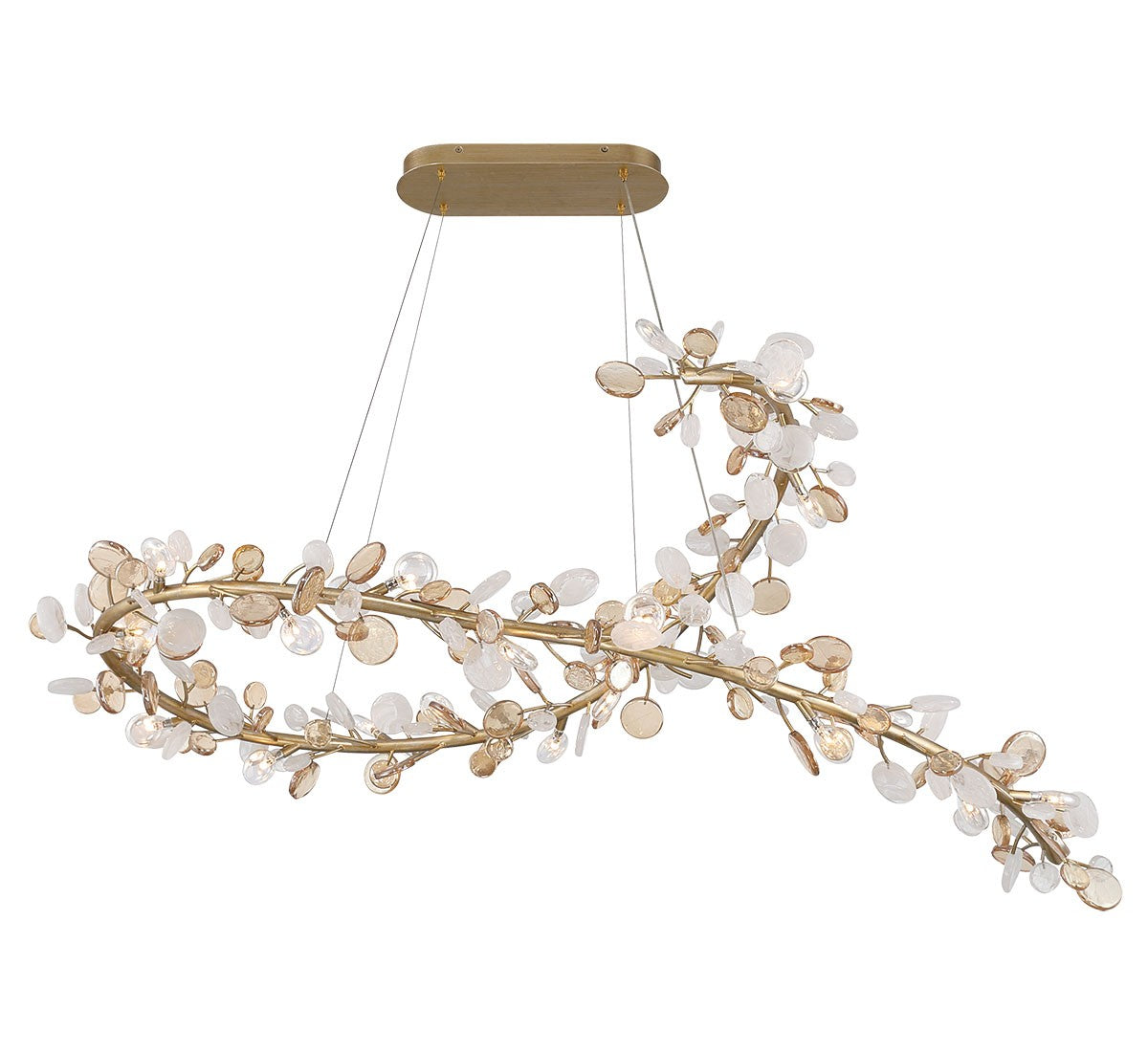 Lib & Co. Canada - 12223-057 - LED Chandelier - Pisa - Antique gold