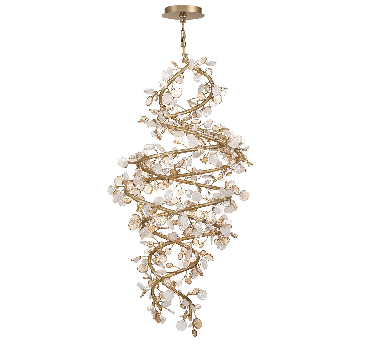 Lib & Co. Canada - 12224-057 - LED Chandelier - Pisa - Antique gold