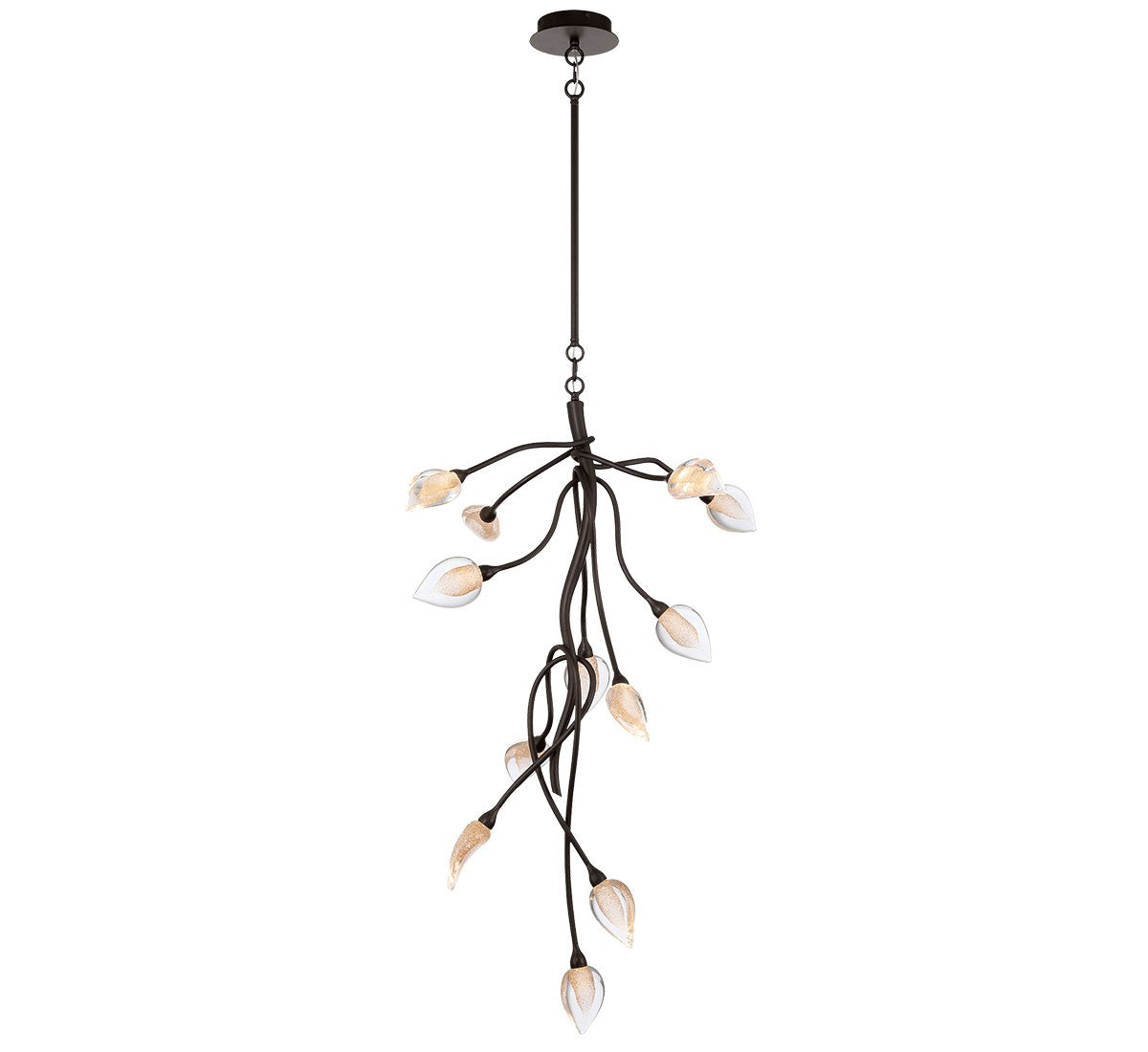 Lib & Co. Canada - 12307-043 - LED Chandelier - Modena - Black with gold accent