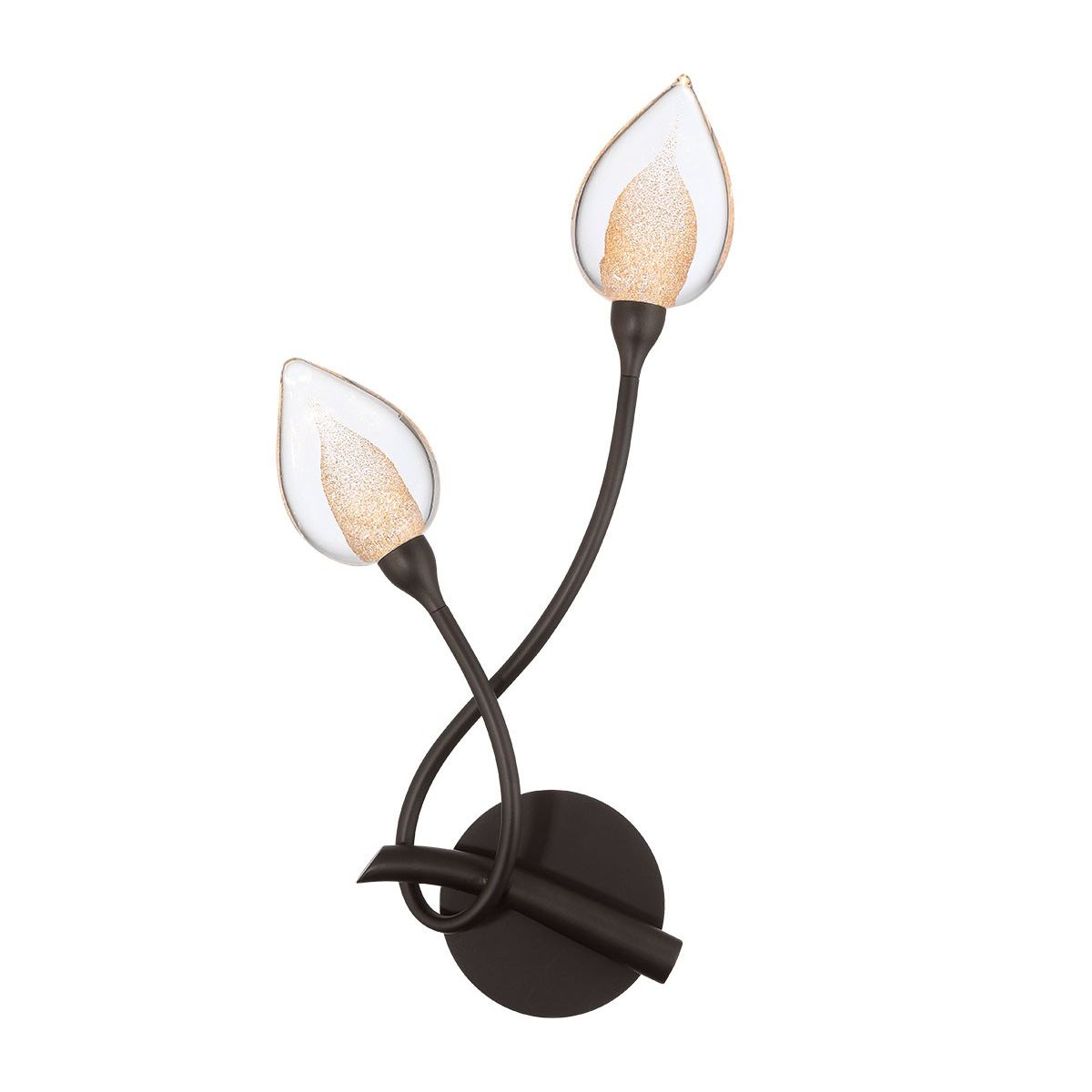 Lib & Co. Canada - 12311-043 - LED Wall Mount - Modena - Black with gold accent