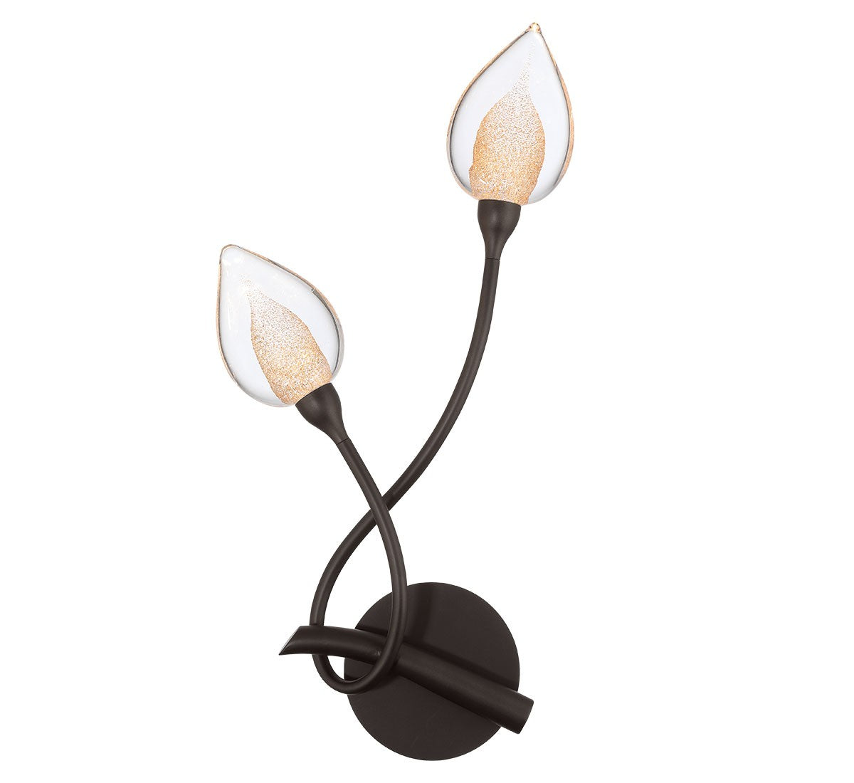 Lib & Co. Canada - 12311-043 - LED Wall Mount - Modena - Black with gold accent