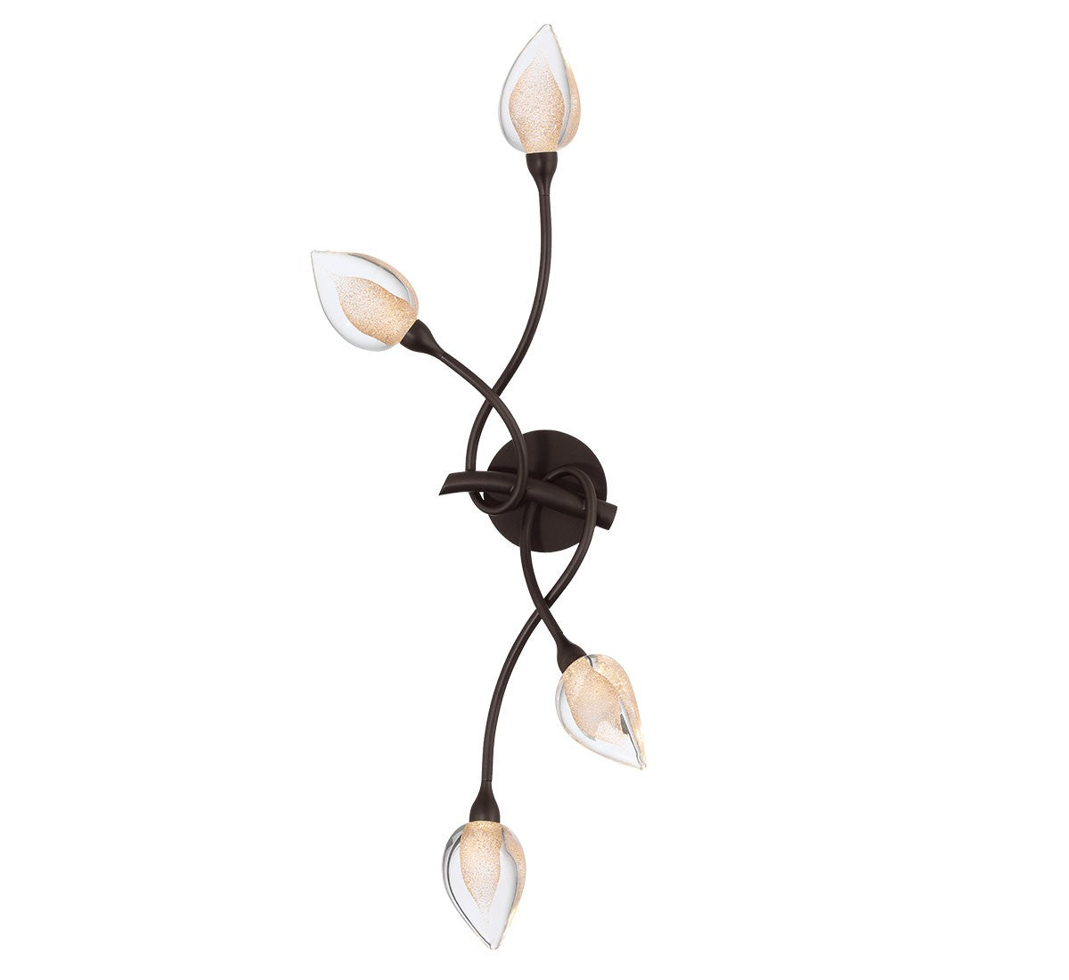 Lib & Co. Canada - 12312-043 - LED Wall Mount - Modena - Black with gold accent