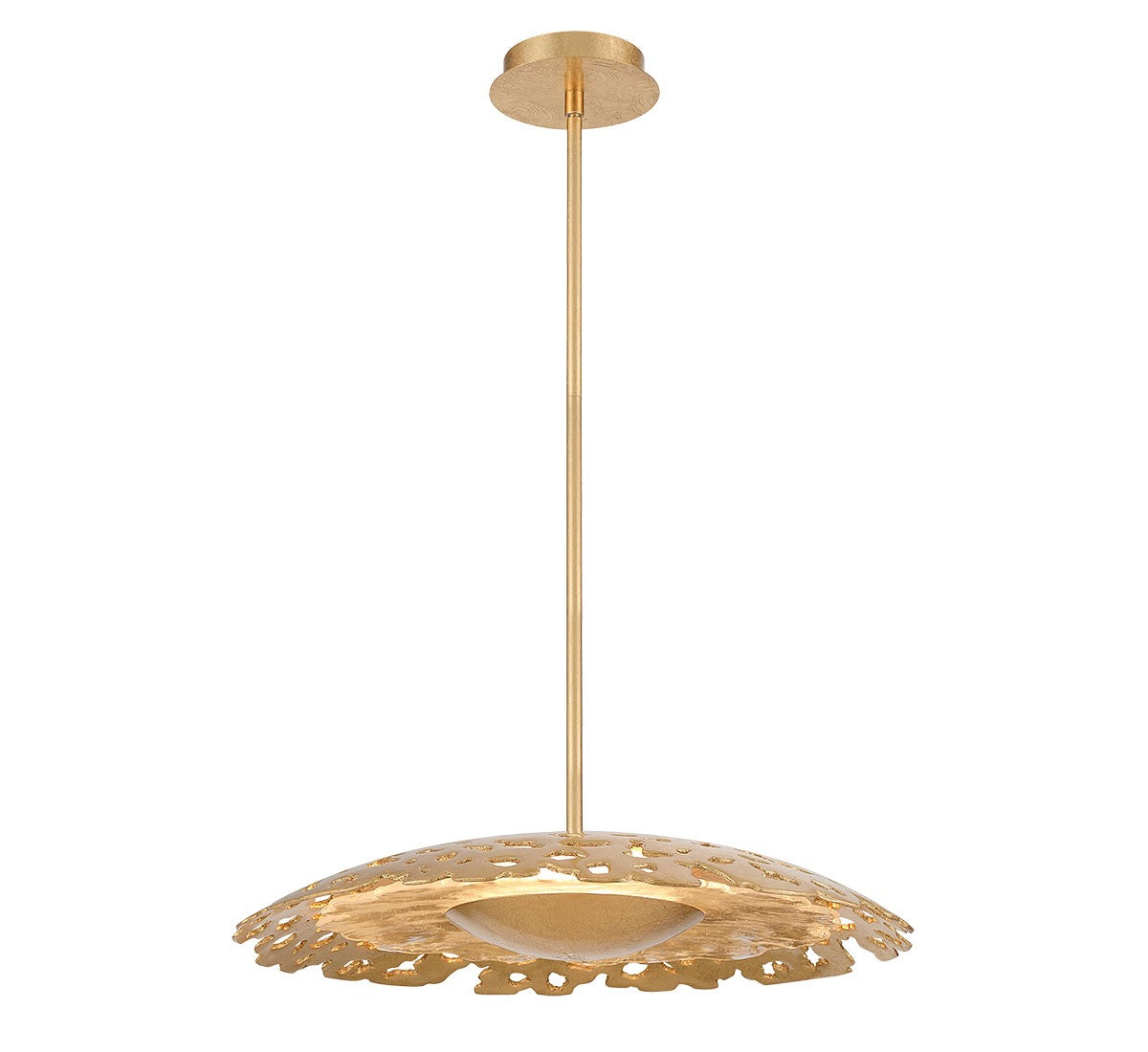 Lib & Co. Canada - 12319-028 - LED Chandelier - Lipari - Gold leaf