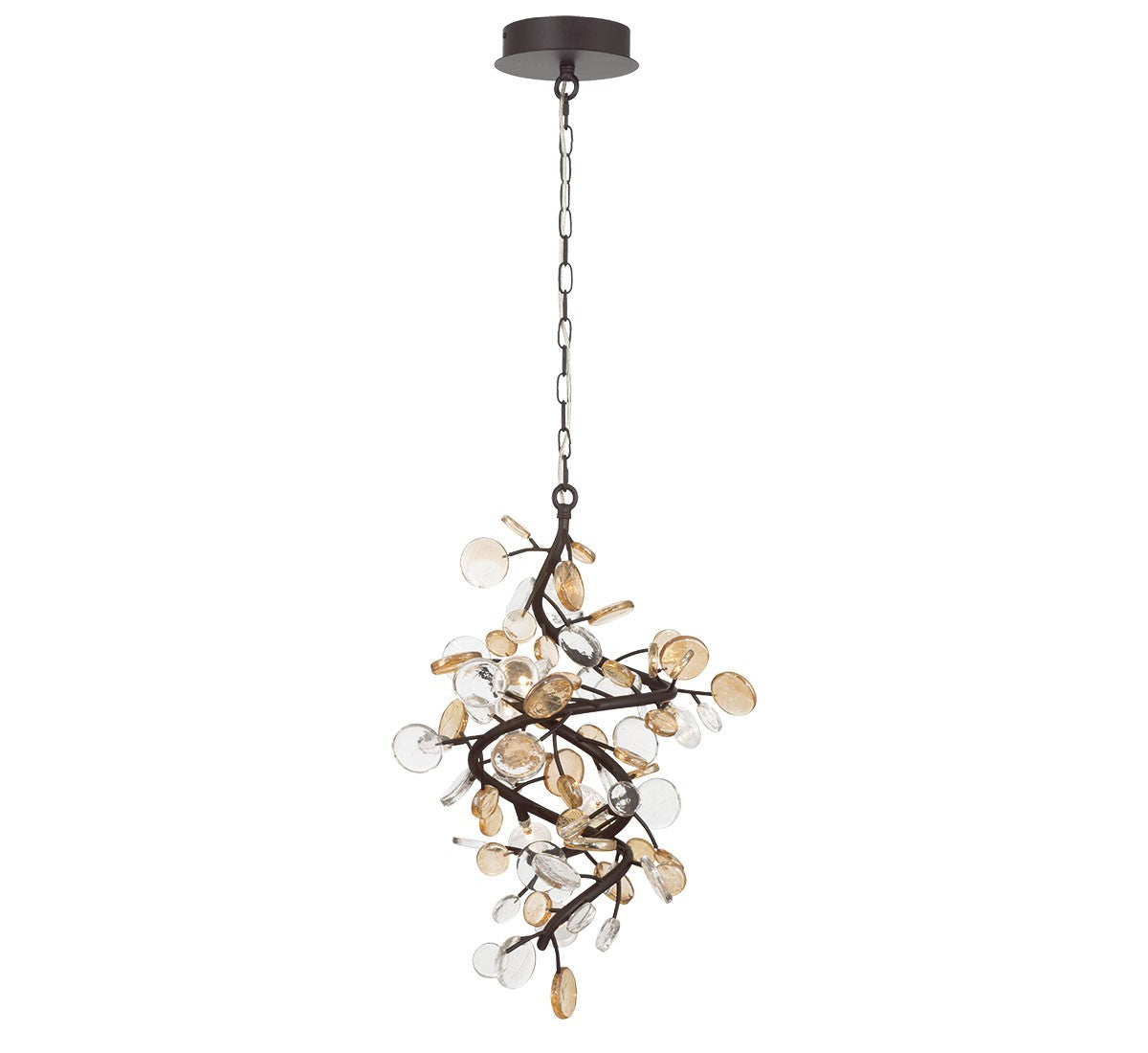Lib & Co. Canada - 12325-043 - LED Pendant - Pisa - Black with gold accent