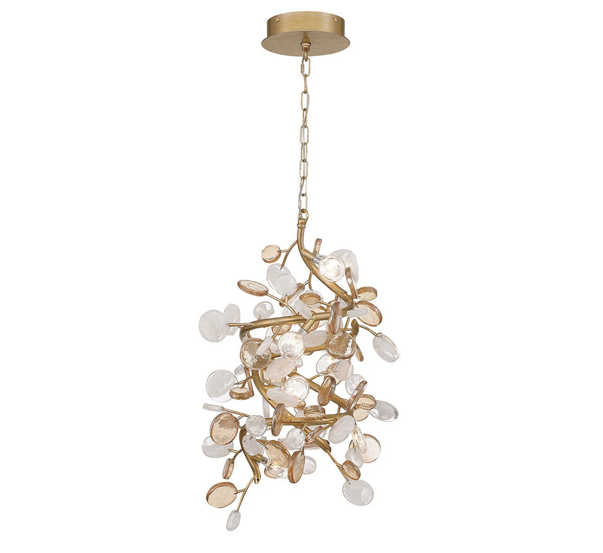 Lib & Co. Canada - 12325-057 - LED Pendant - Pisa - Antique gold