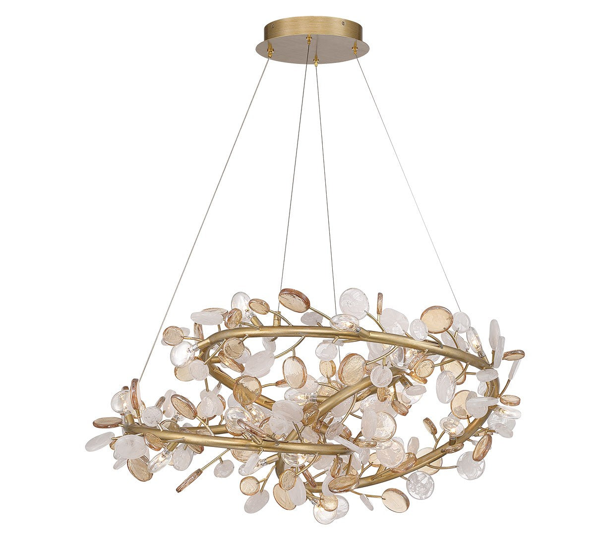 Lib & Co. Canada - 12327-057 - LED Chandelier - Pisa - Antique gold