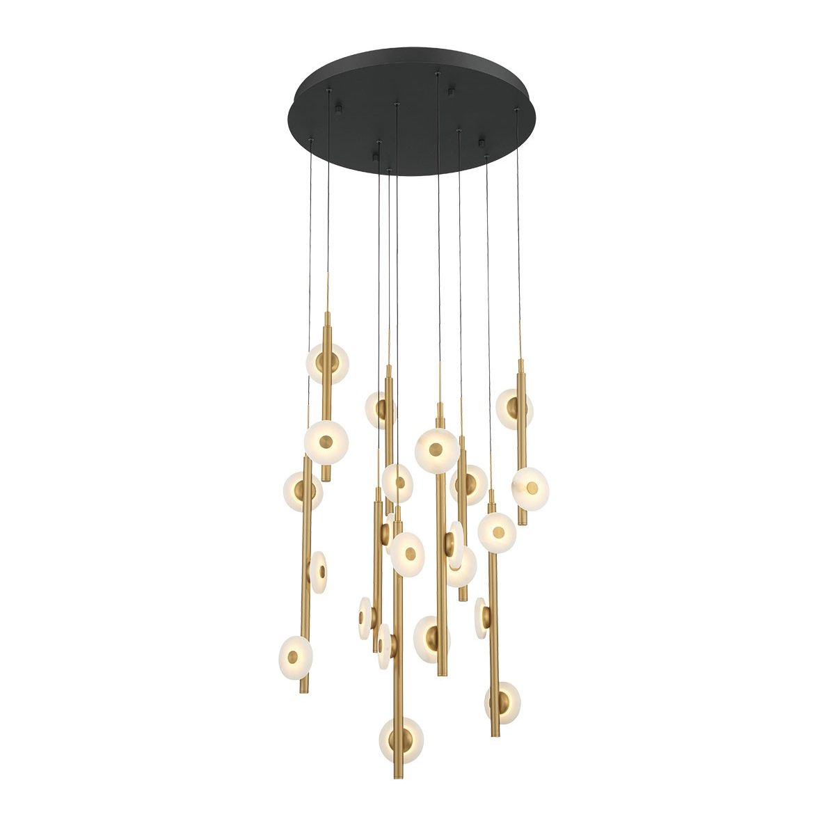 Lib & Co. Canada - 12361-02 - LED Chandelier - Etna - Black