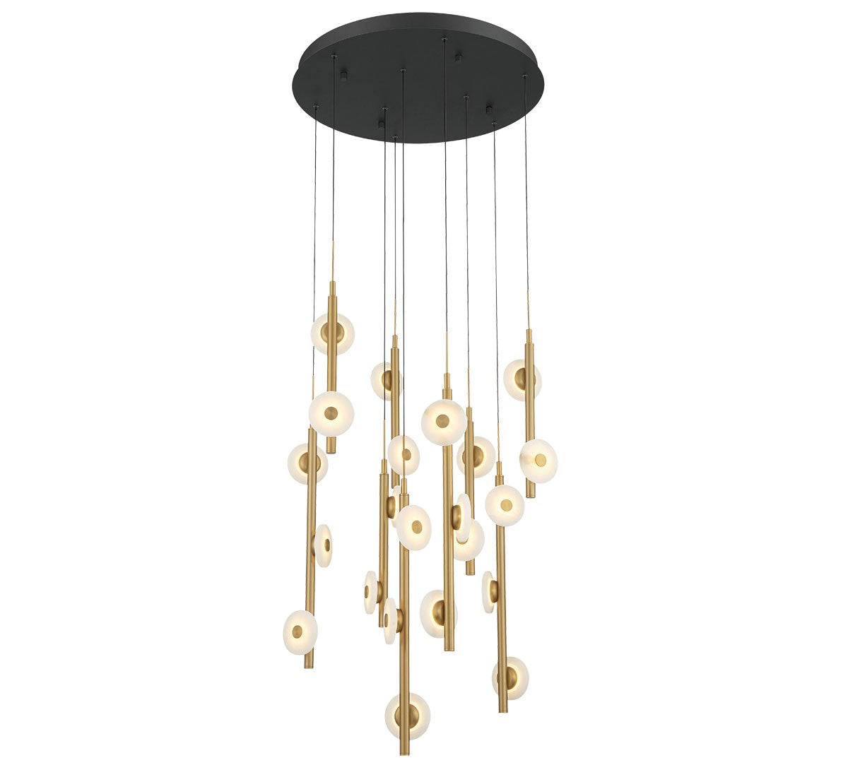 Lib & Co. Canada - 12361-02 - LED Chandelier - Etna - Black