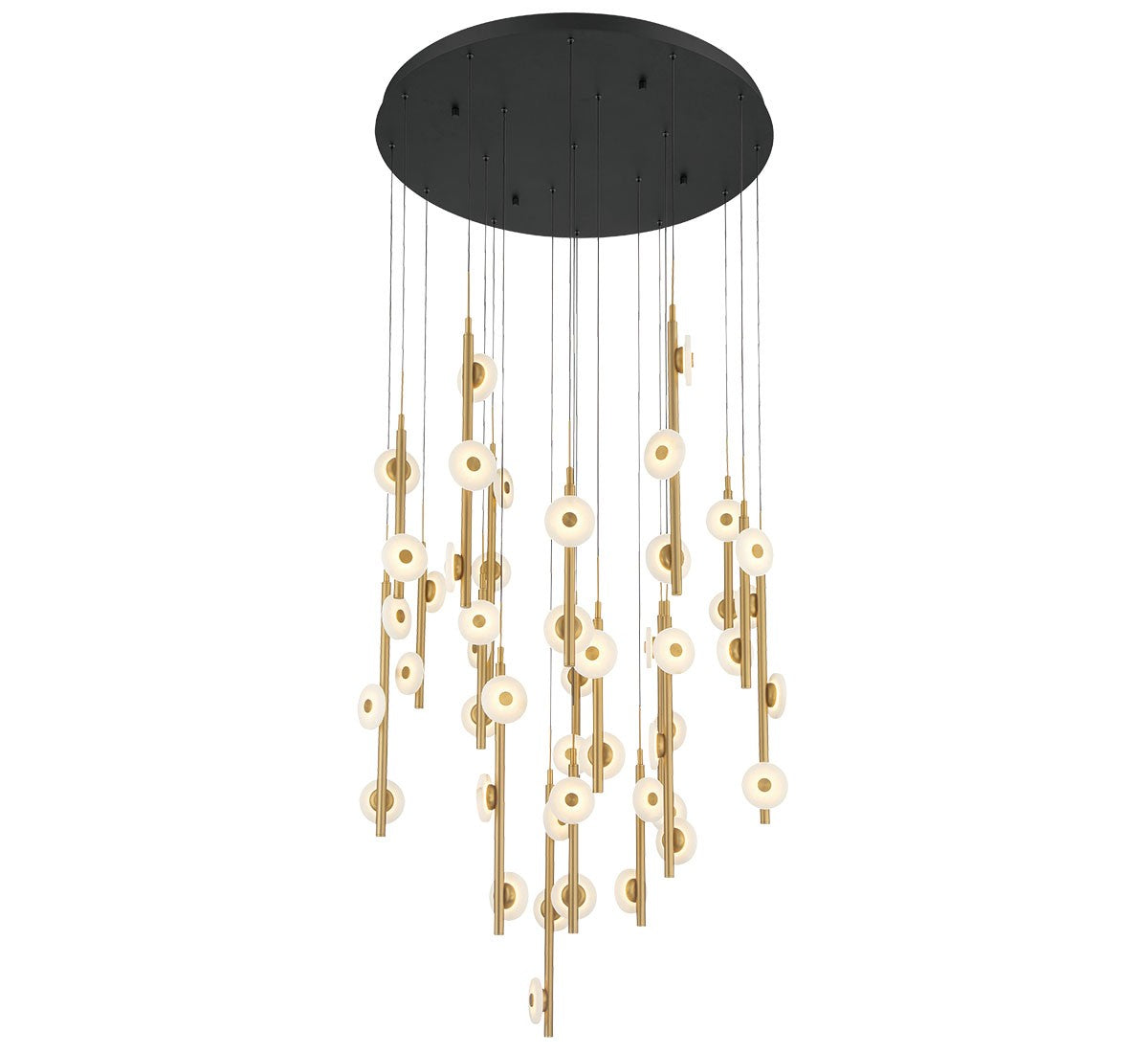 Lib & Co. Canada - 12362-02 - LED Chandelier - Etna - Black