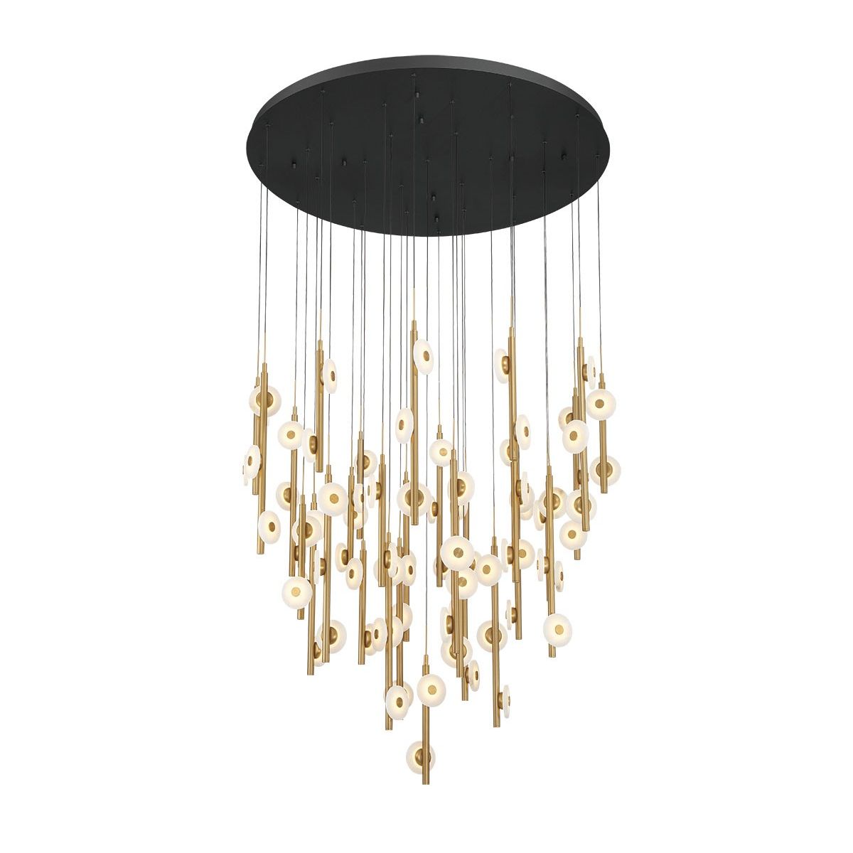 Lib & Co. Canada - 12363-02 - LED Chandelier - Etna - Black
