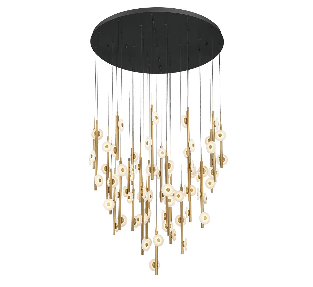 Lib & Co. Canada - 12363-02 - LED Chandelier - Etna - Black