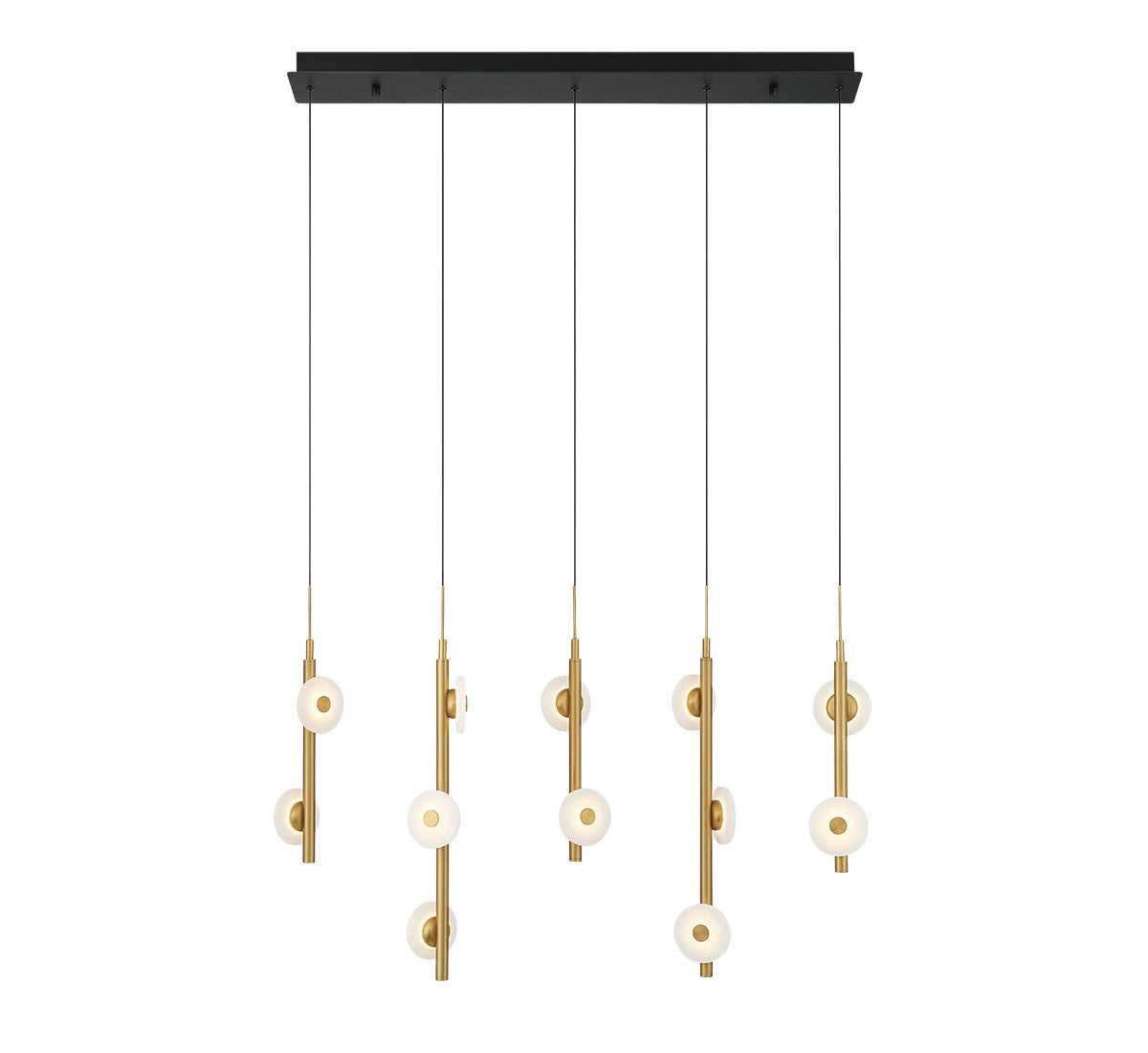Lib & Co. Canada - 12364-02 - LED Chandelier - Etna - Black