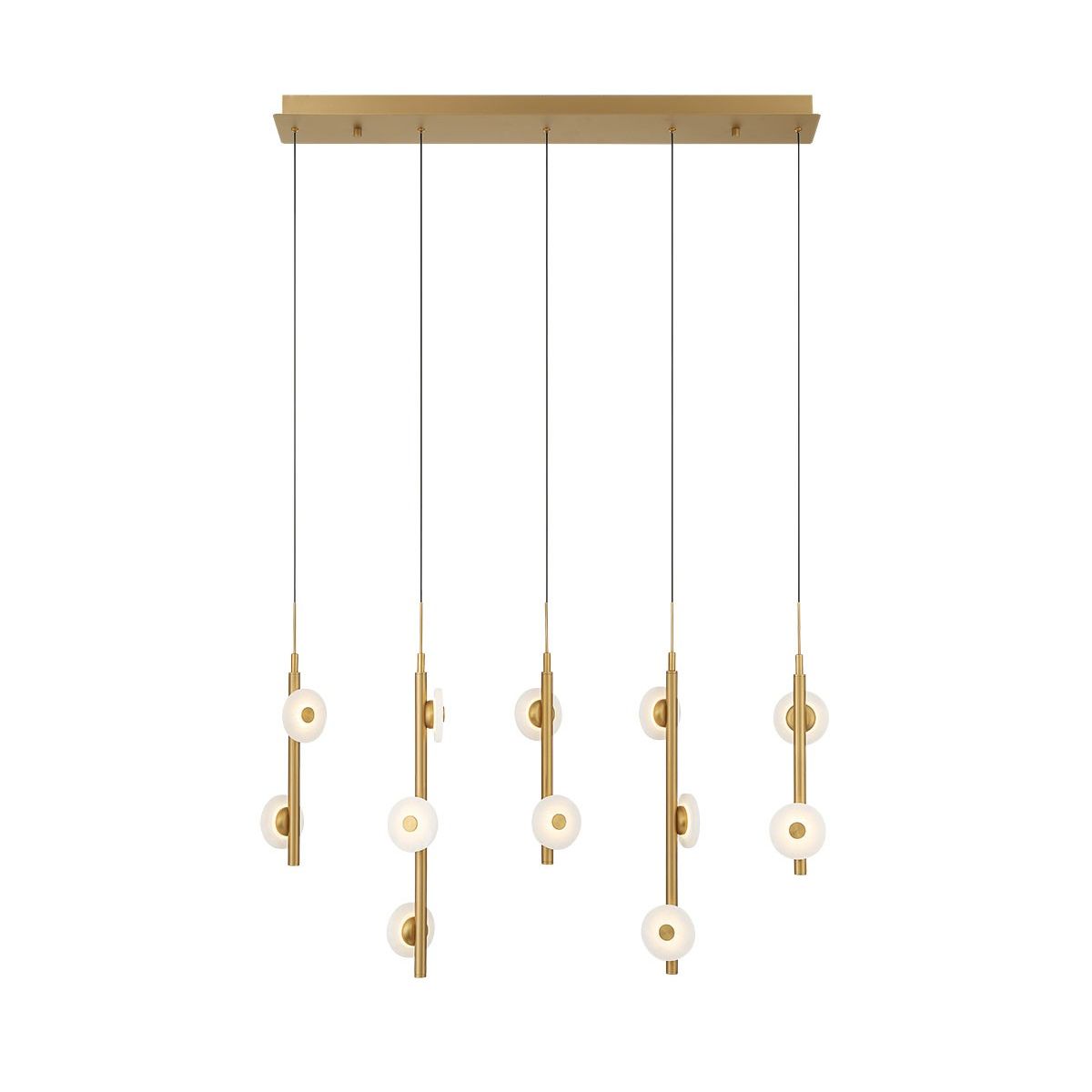 Lib & Co. Canada - 12364-030 - LED Chandelier - Etna - Painted antique brass
