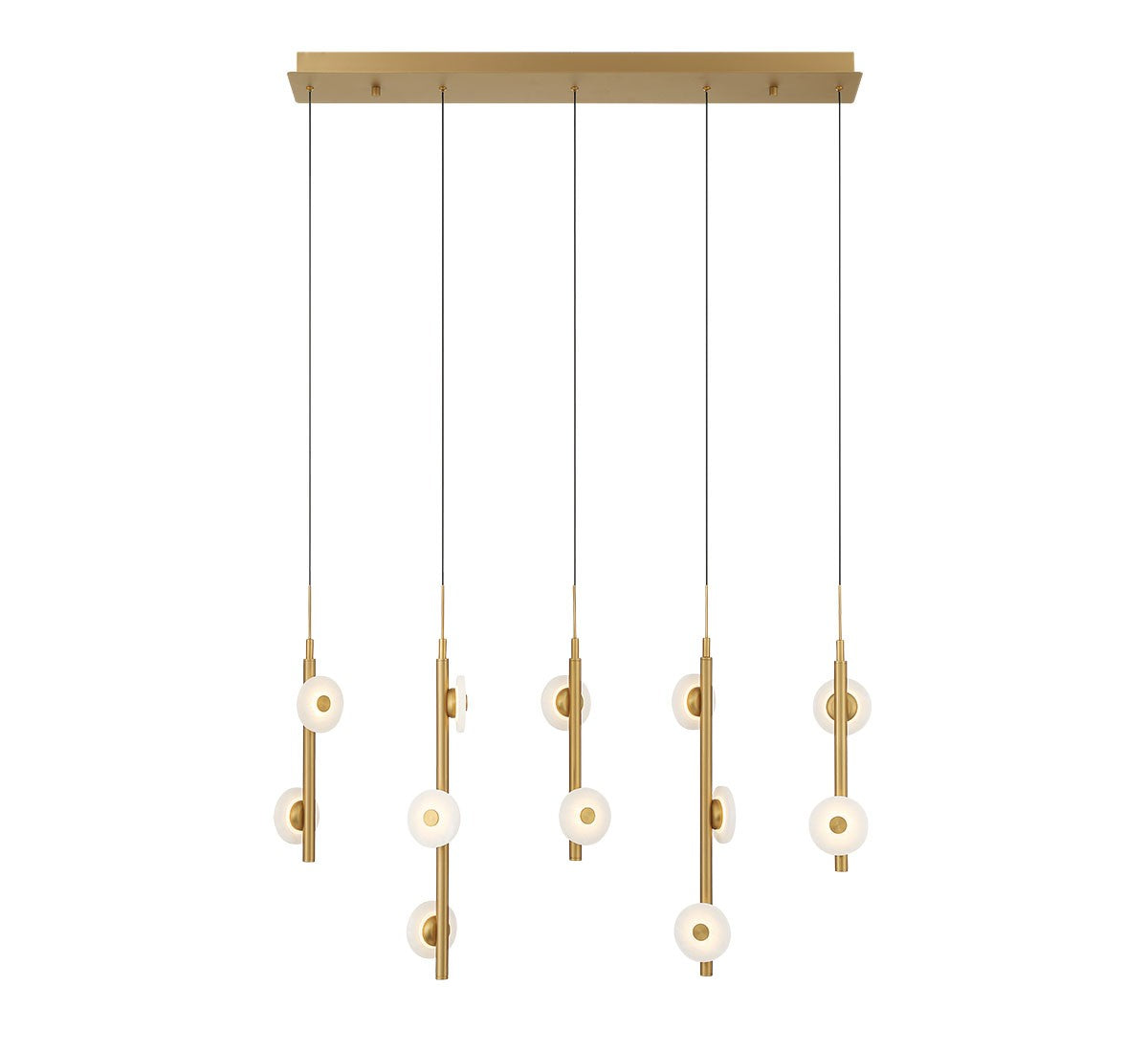 Lib & Co. Canada - 12364-030 - LED Chandelier - Etna - Painted antique brass