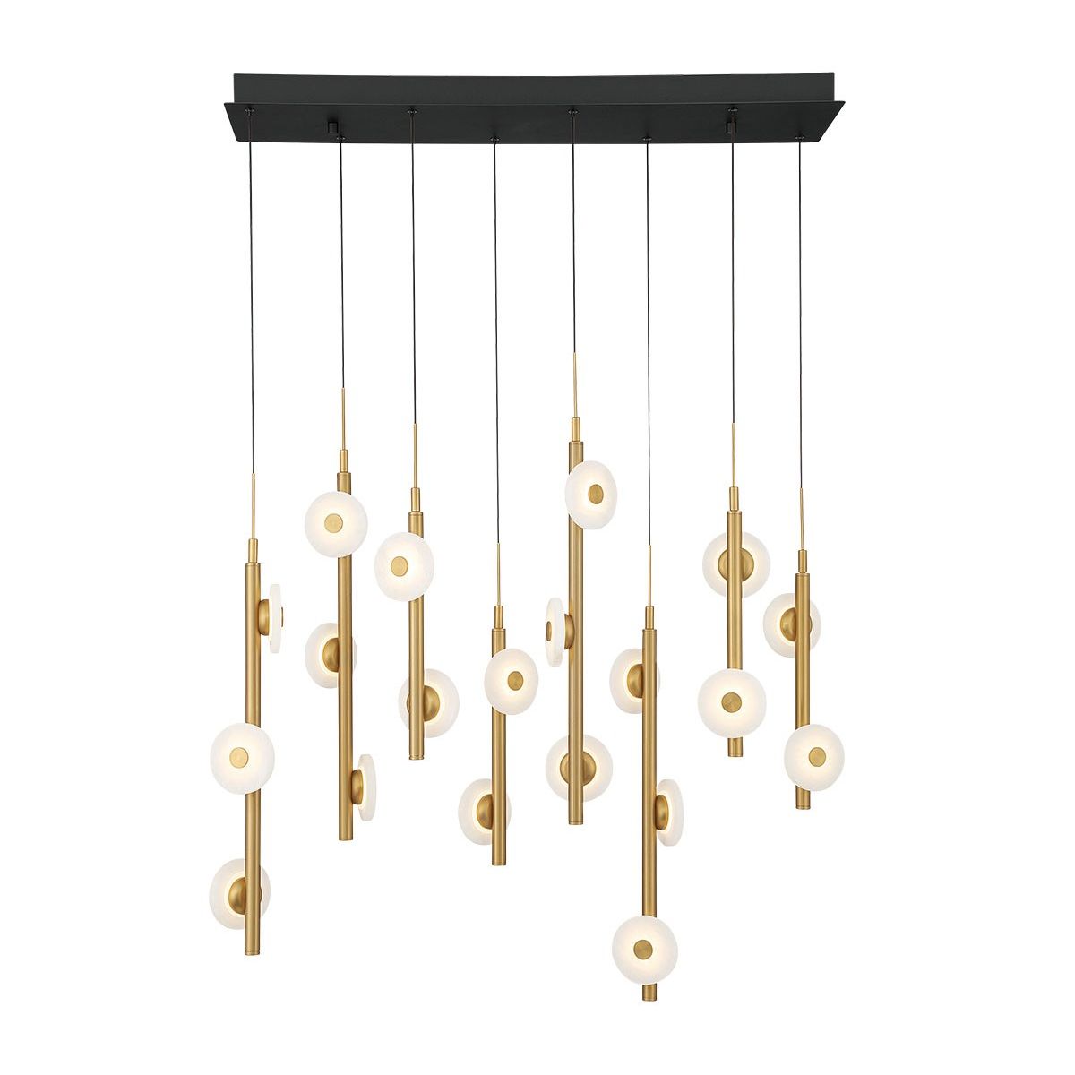 Lib & Co. Canada - 12365-02 - LED Chandelier - Etna - Black
