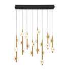 Lib & Co. Canada - 12365-02 - LED Chandelier - Etna - Black