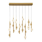 Lib & Co. Canada - 12365-030 - LED Chandelier - Etna - Painted antique brass