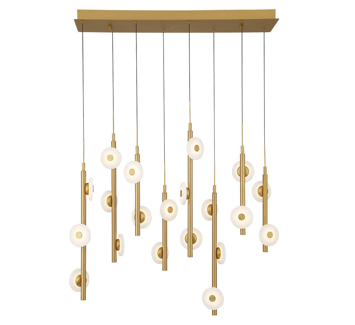 Lib & Co. Canada - 12365-030 - LED Chandelier - Etna - Painted antique brass