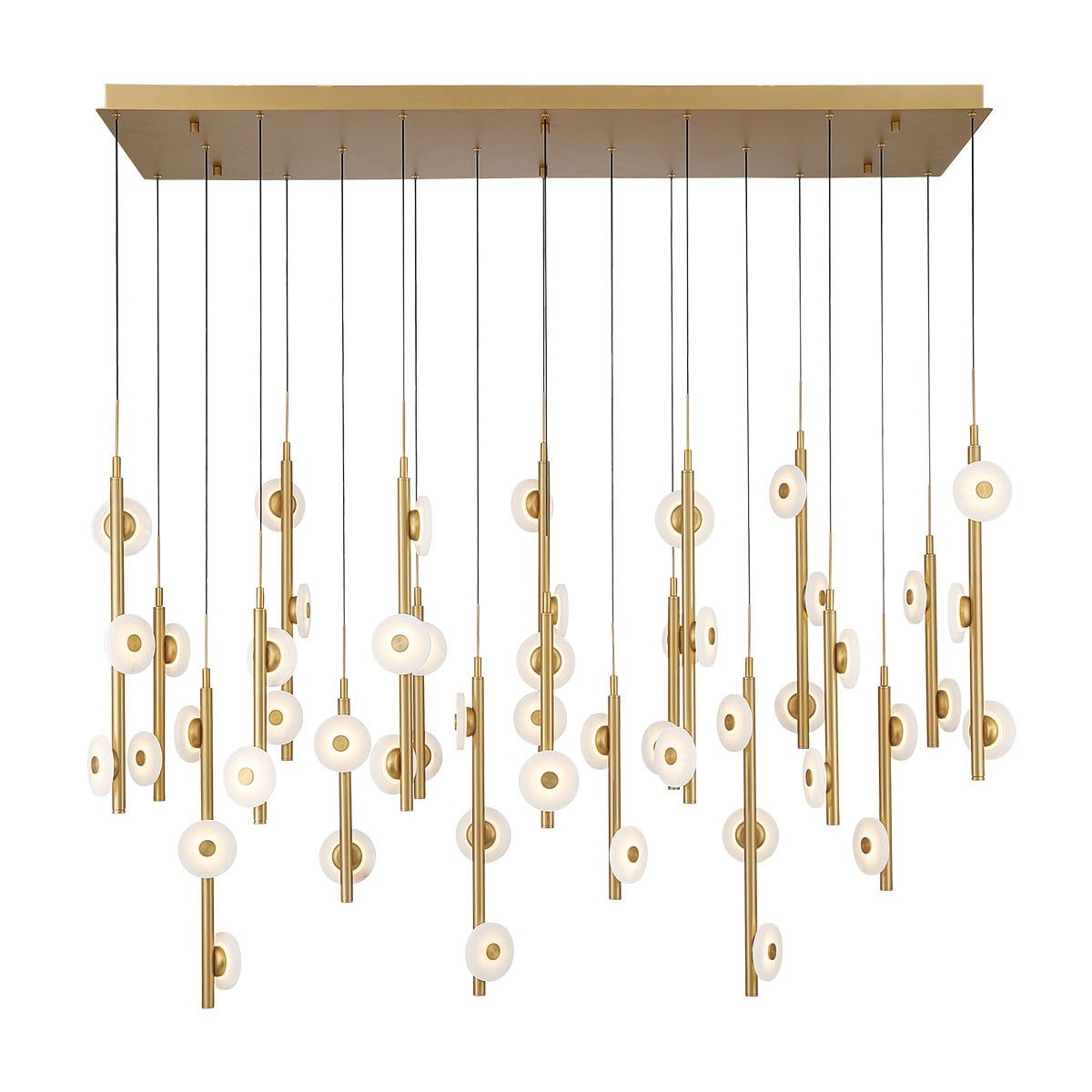 Lib & Co. Canada - 12367-030 - LED Chandelier - Etna - Painted antique brass