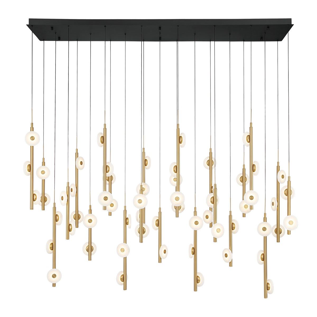 Lib & Co. Canada - 12368-02 - LED Chandelier - Etna - Black