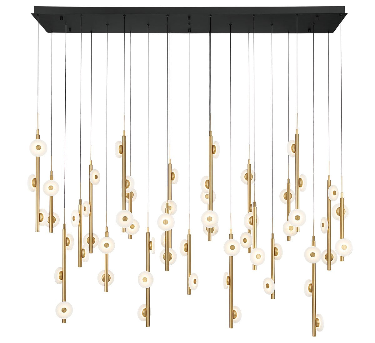Lib & Co. Canada - 12368-02 - LED Chandelier - Etna - Black