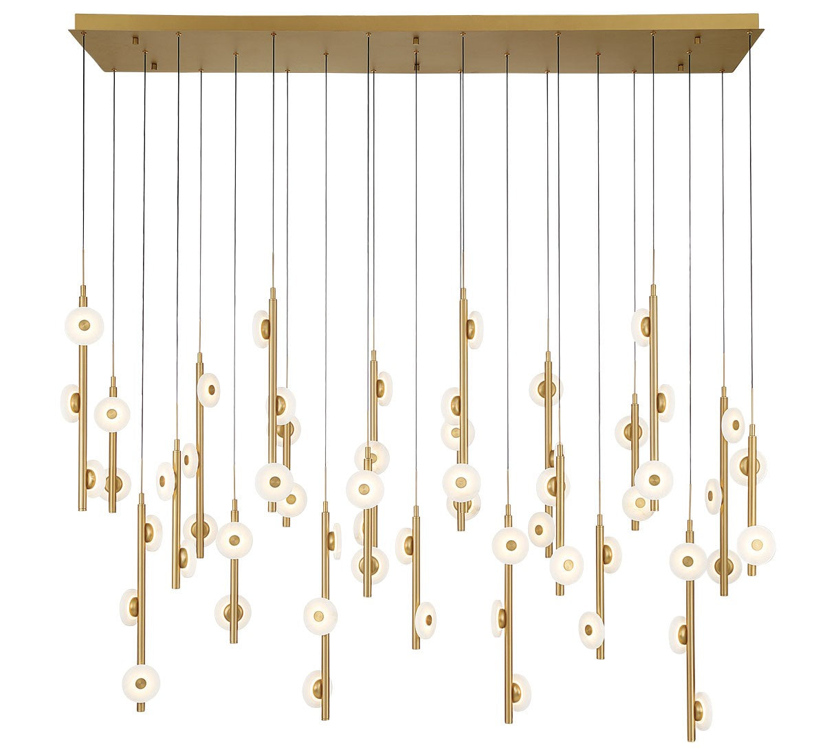 Lib & Co. Canada - 12368-030 - LED Chandelier - Etna - Painted antique brass