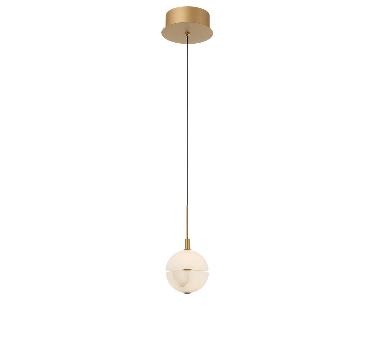 Lib & Co. Canada - 12369-030 - LED Pendant - Corfu - Painted antique brass