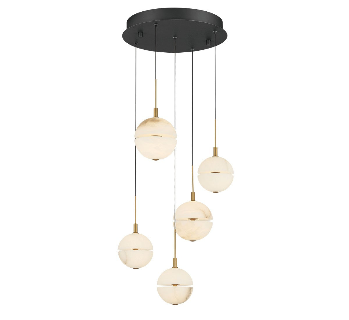Lib & Co. Canada - 12371-02 - LED Chandelier - Corfu - Black